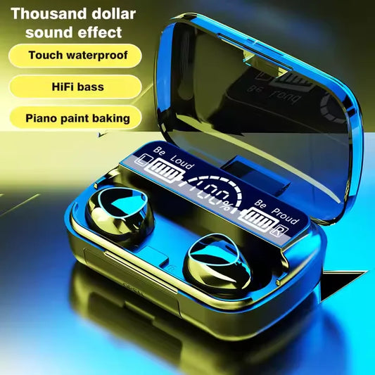 M10 Wireless Earbuds | Hi-Fi Sound, Sports & Gaming, Power Bank Case